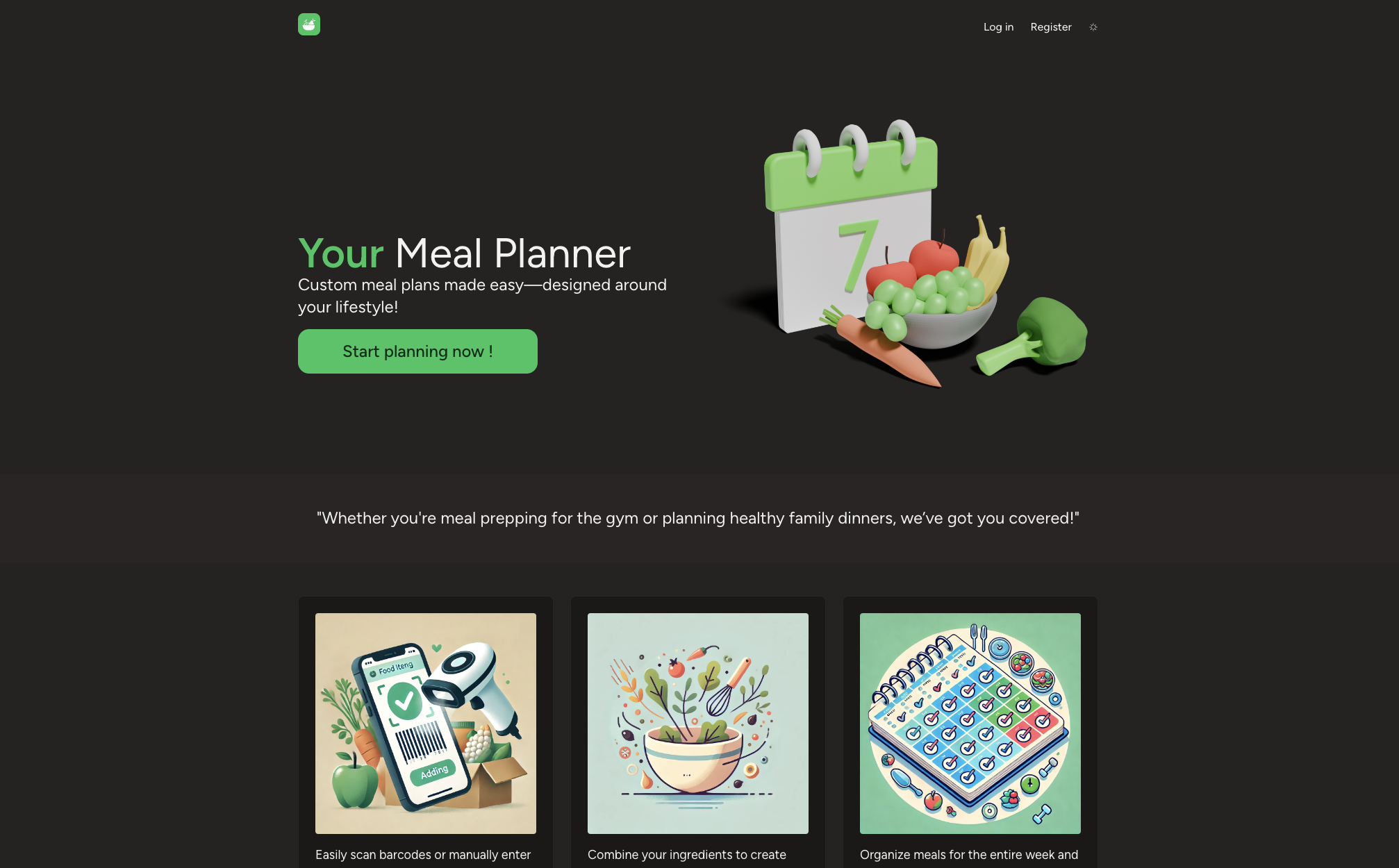 My Meal Planner